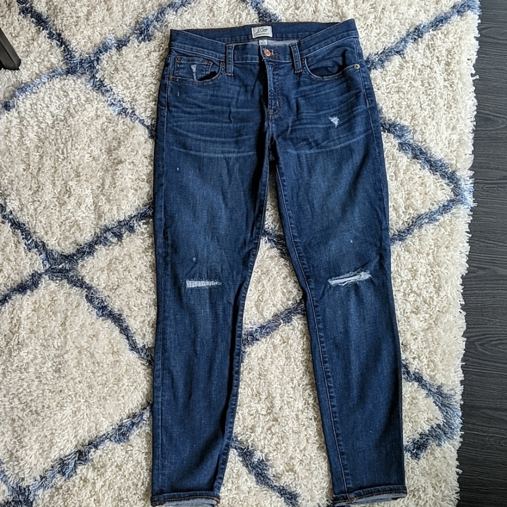 J Crew Distressed Jeans